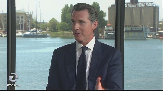 Transcript: Sit down interview with Gavin Newsom