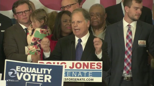 Jones victorious in stunning Alabama Senate upset