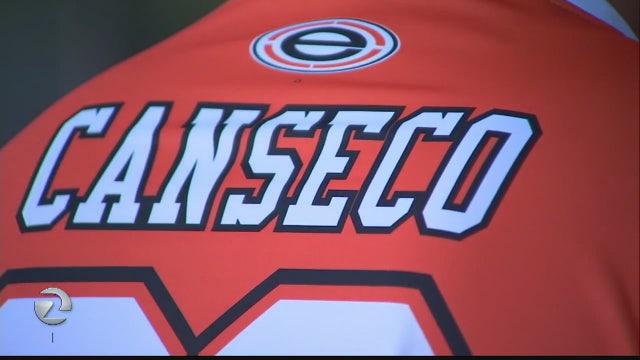 Former A's superstar Jose Canseco returns to Bay Area play