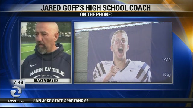 Marin Catholic High throwing all of its support behind Jared Goff