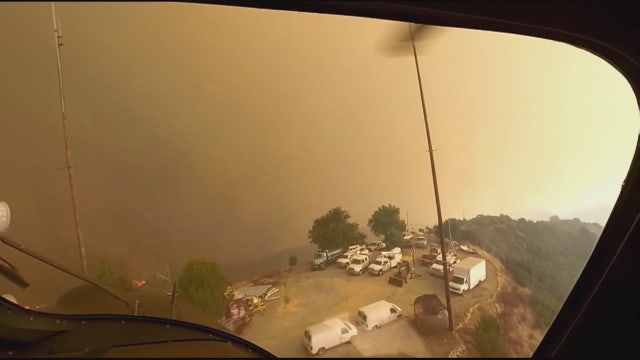 LAFD releases video of helicopter rescue during Woolsey Fire in Malibu
