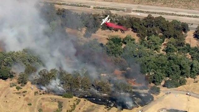 Crews respond to Livermore grass fire
