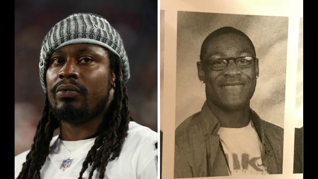 Twitter reacts to hilarious Marshawn Lynch high school photo