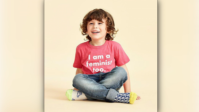 J.Crew triggers debate with new feminist T-shirt for boys