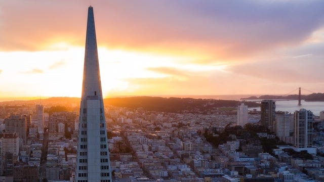 San Francisco's Transamerica Pyramid for sale, estimated value $600M