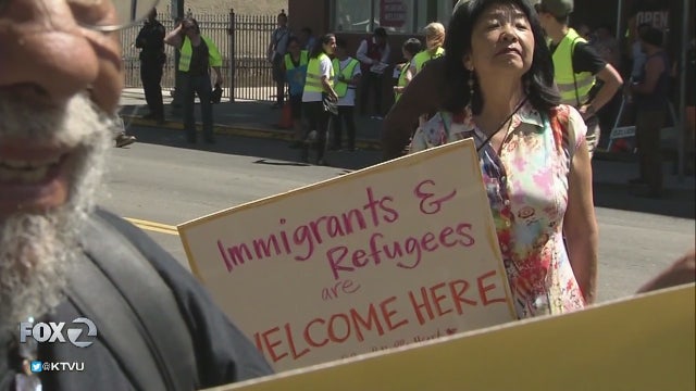 May Day protests take on a new political urgency in Oakland