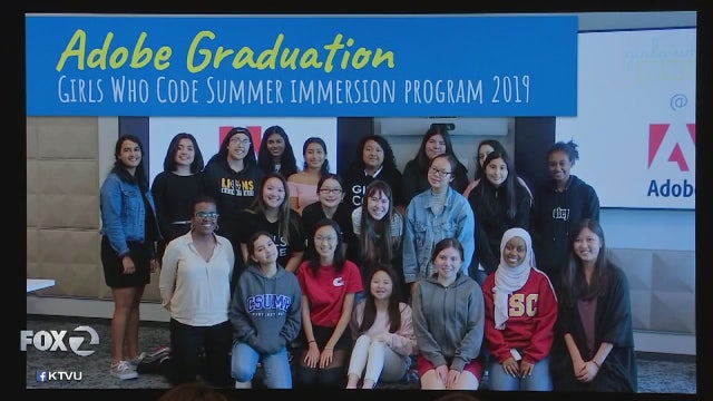 Graduation ceremony held for San Jose immersion program Girls Who Code