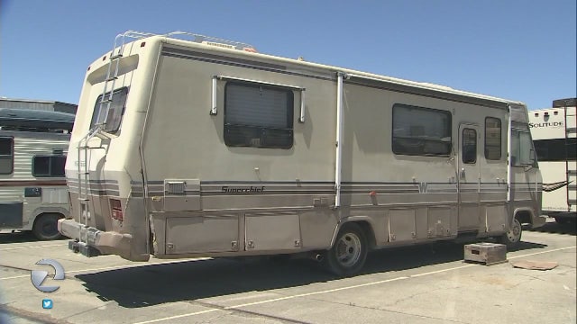 San Jose man re-purposing abandoned RV to distribute supplies to homeless