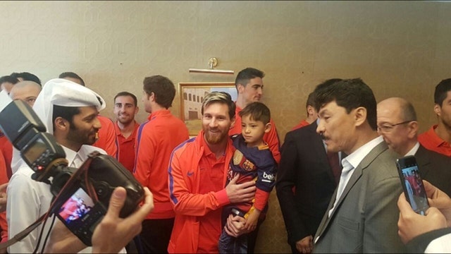 'It's a dream': Afghan boy finally meets idol Lionel Messi