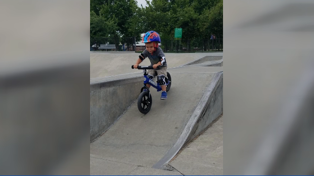 That Kid's Got Game: Brentwood 2-year-old 'fearless' at skate park