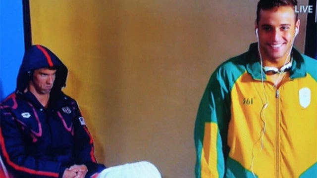 'Phelps Face' is meme of the moment