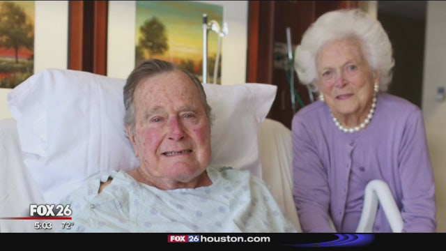 President Bush moved out of ICU, Barbara Bush released from hospital