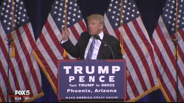 President Trump addresses immigration reform in Arizona