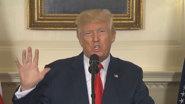 President Trump condemns KKK, says 'racism is evil'