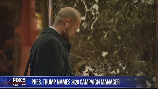 Trump names campaign manager for re-election bid