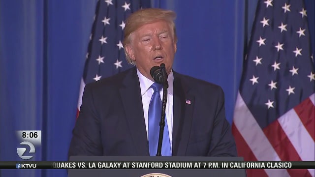 President Trump takes a swipe at San Francisco & Los Angeles