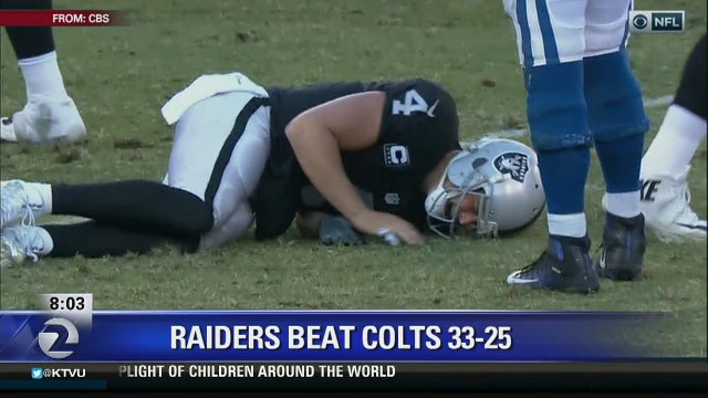 Derek Carr expected to undergo surgery after Saturday's injury