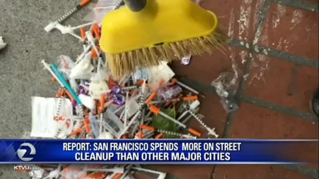 Report: SF outspends other major cities on street cleanup, so how does it look?