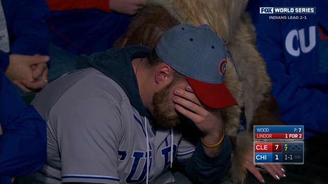 Kluber, Indians beat Cubs 7-2, now lead World Series 3-1