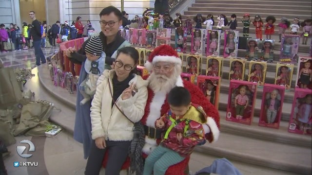 SF firefighters deliver thousands of gifts to children in need