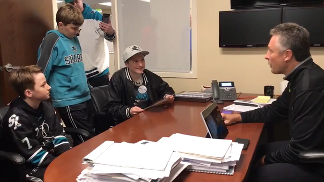 Sharks sign 15-year-old Make-A-Wish recipient to special contract