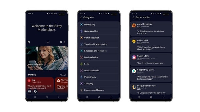 Samsung launches Bixby Marketplace, an app store for its AI assistant