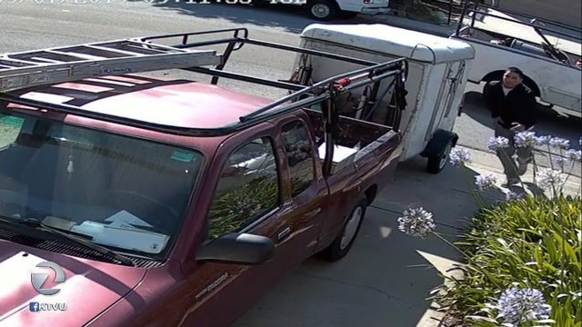 Landscaper's tools stolen from trailer; video captures thieves in the act