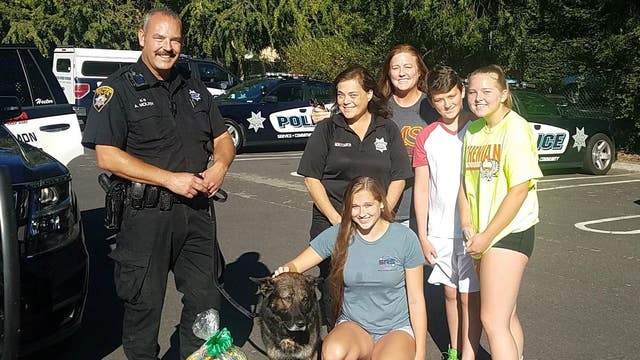San Ramon police dog battles cancer