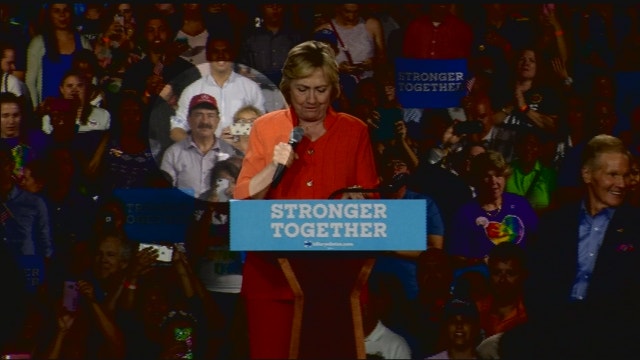 Father of Pulse shooter attends Hillary Clinton rally