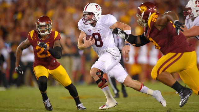 Kevin Hogan leads steady Stanford past No. 6 USC, 41-31