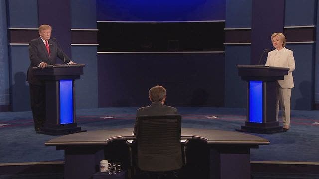AP FACT CHECK: Trump, Clinton and their debate claims