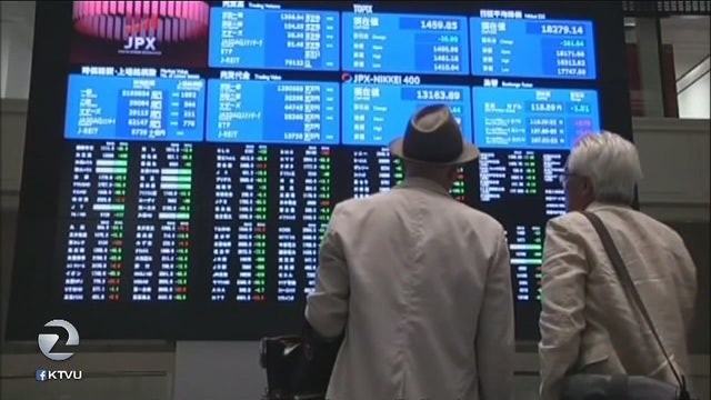 Dow Jones industrial average closes at a record high