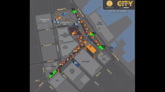 MAP: Super Bowl City