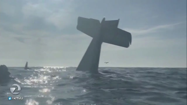 Small plane crashes off Half Moon Bay coast, 2 rescued without injury