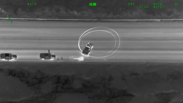 CHP aerial video captures illegal sideshow activity in Martinez, Rodeo and Crockett