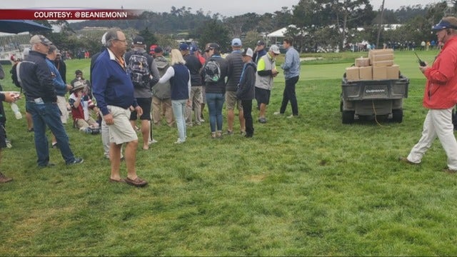 Freak golf cart accident results in injured US Open spectators