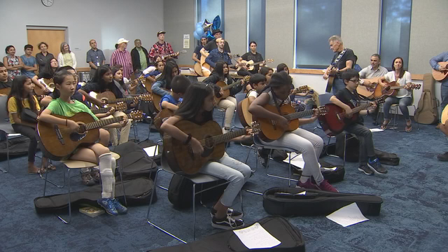 'Guitars not Guns' helps kids steer clear from gun violence by focusing on music