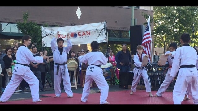 That Kid's Got Game: 'Demo team' with mesmerizing marital arts at Oakland's First Friday