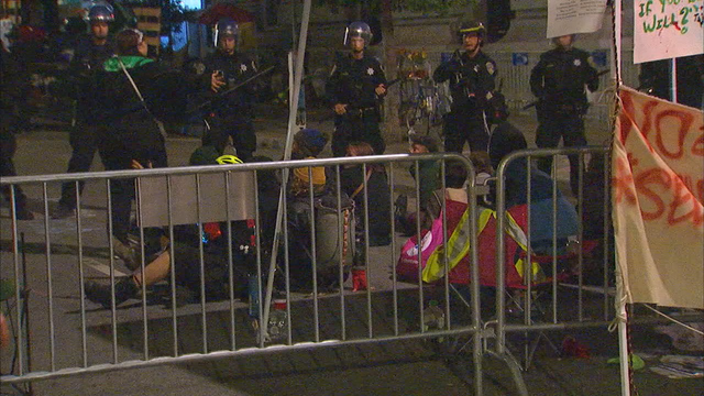 Police break up protest, activists say they'll demonstrate outside ICE anyway