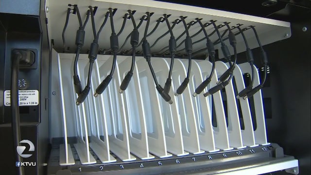 Thieves steal 60 laptops from East Oakland elementary school