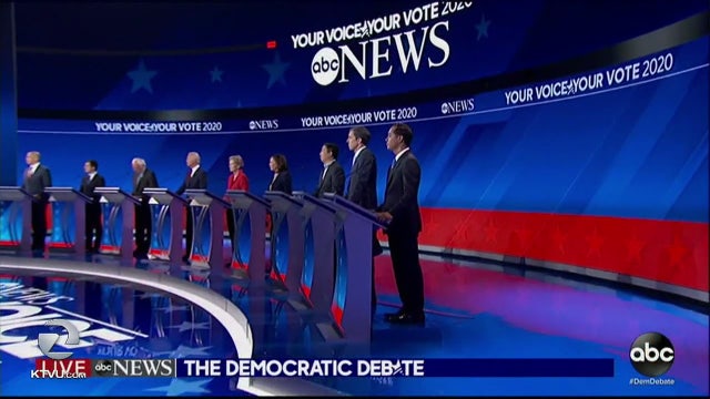 Democratic presidential candidates make their pitch in third round of debates
