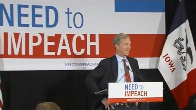 Tom Steyer won't run for president in 2020, will focus all efforts on Trump impeachment campaign