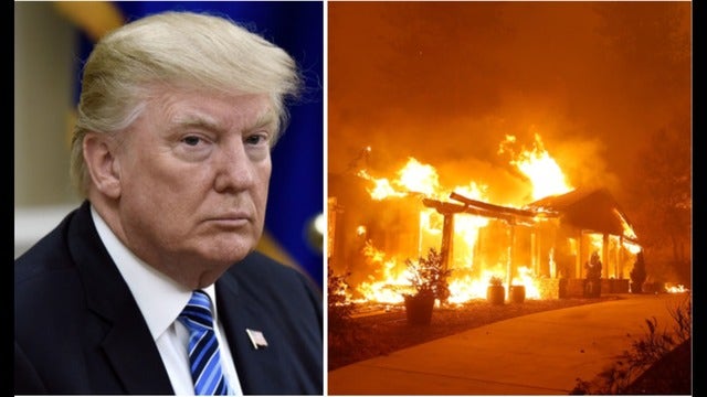 President Trump threatens to withhold federal payments to Calif. because of 'poor' forest management