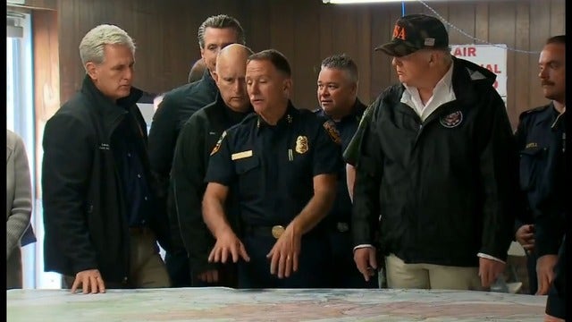 Trump consoles Californians suffering from twin tragedies