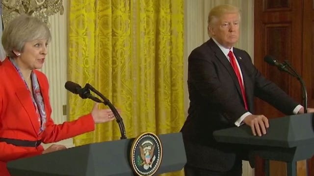 Trump and British PM pledge "lasting support" for both nations