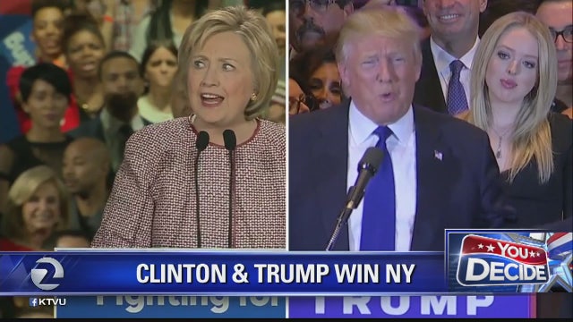 Trump, Clinton triumph on home turf in New York primaries