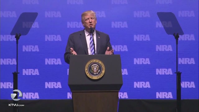 Trump to NRA: 'Your second Amendment rights are under siege'
