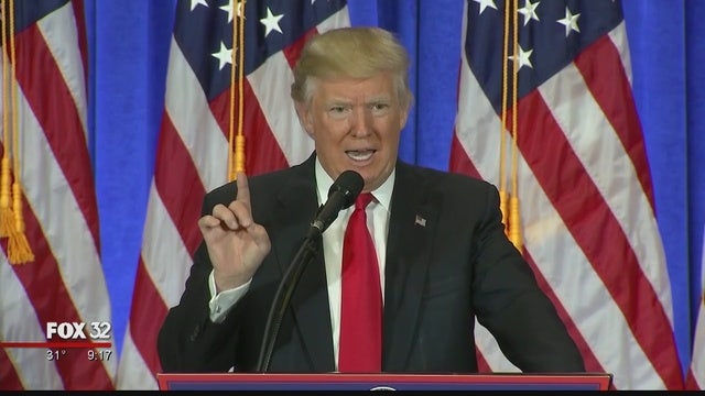 Donald Trump trades in phone