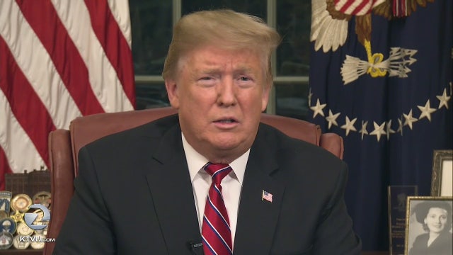 Trump pleads on TV for wall money; Dems say he 'stokes fear'