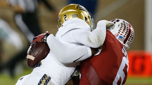 Owusu, McCaffrey lead No. 15 Stanford past No. 18 UCLA 56-35